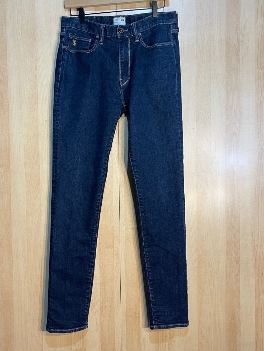 Todd Snyder Dark Blue 5 Pocket Cotton Denim Jeans